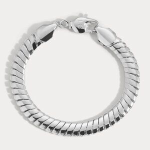 Large Raissa Bracelet by Lili Claspe / Silver 6”